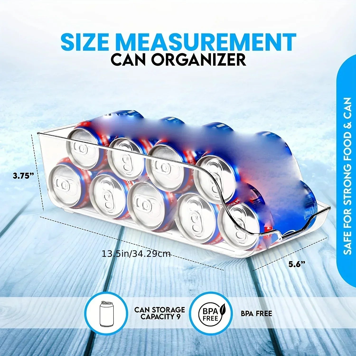 Kitchen Storage Cans, Soda Cans, Storage Cans, Refrigerator and Freezer Organizers, Can Dispensers, Kitchen Accessories