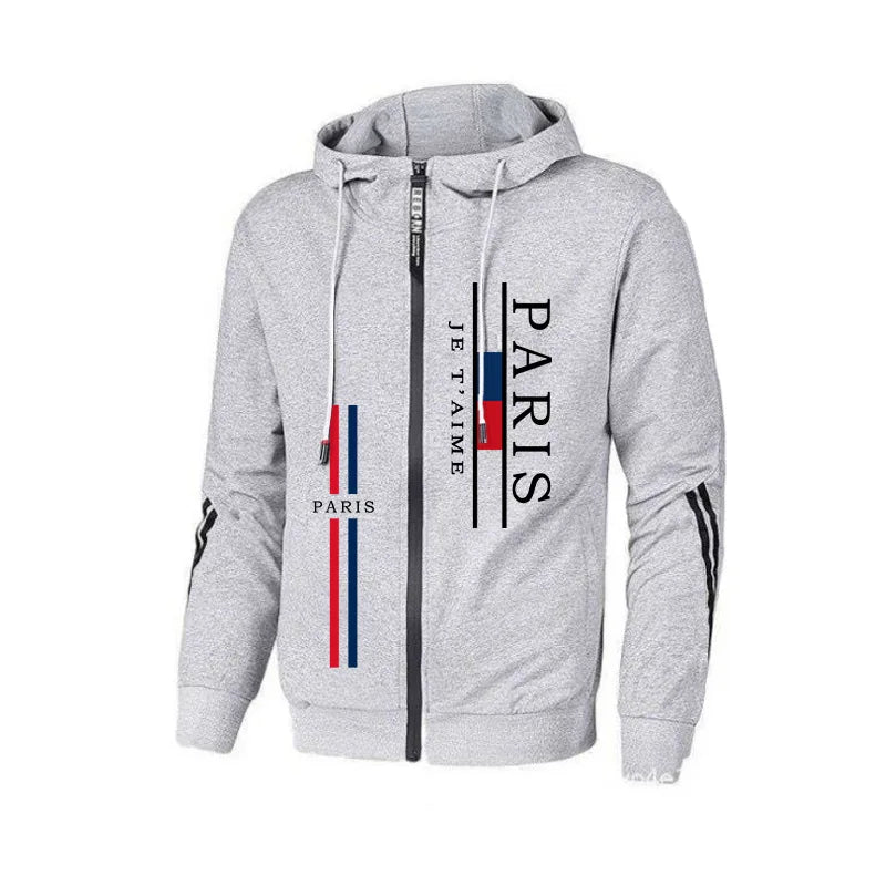 Men's Tracksuit Daily Fashion Autumn Winter Casual Quality Pullover Single Zipper Men Sweatshirts Hoodies Pants Sports Outdoor