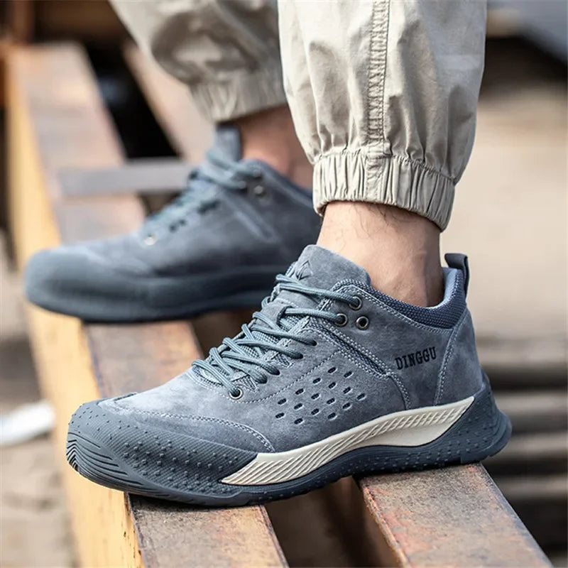 Anti-smash Indestructible Shoes Anti-puncture Safety Shoes Men Work Sneakers Steel Toe Protective Shoes Work Industrial