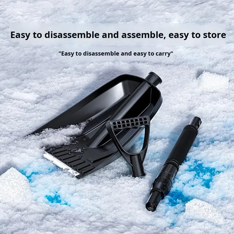 Snow Shovel Multifunctional Winter Car Accessories Removable Retractable Snow Shovel for Outdoor Garden Beach Car Trucks