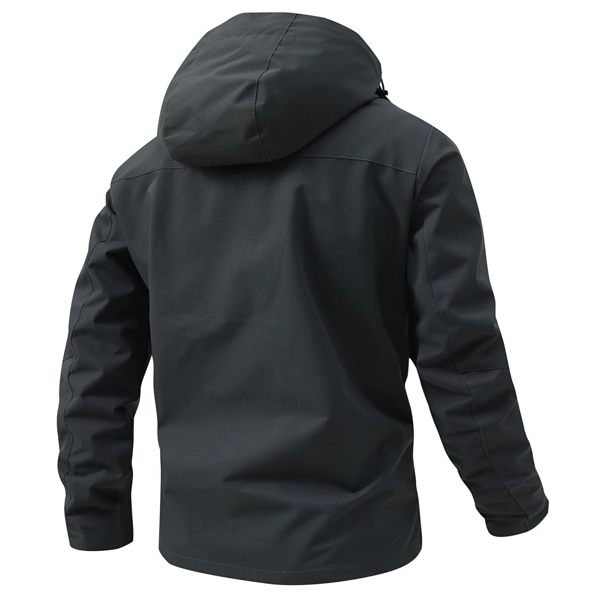 Fashion Jackets for Men Autumn Outdoor Casual Jacket Waterproof Hooded Coats Windproof Jackets Windbreaker Clothing Work Jacket