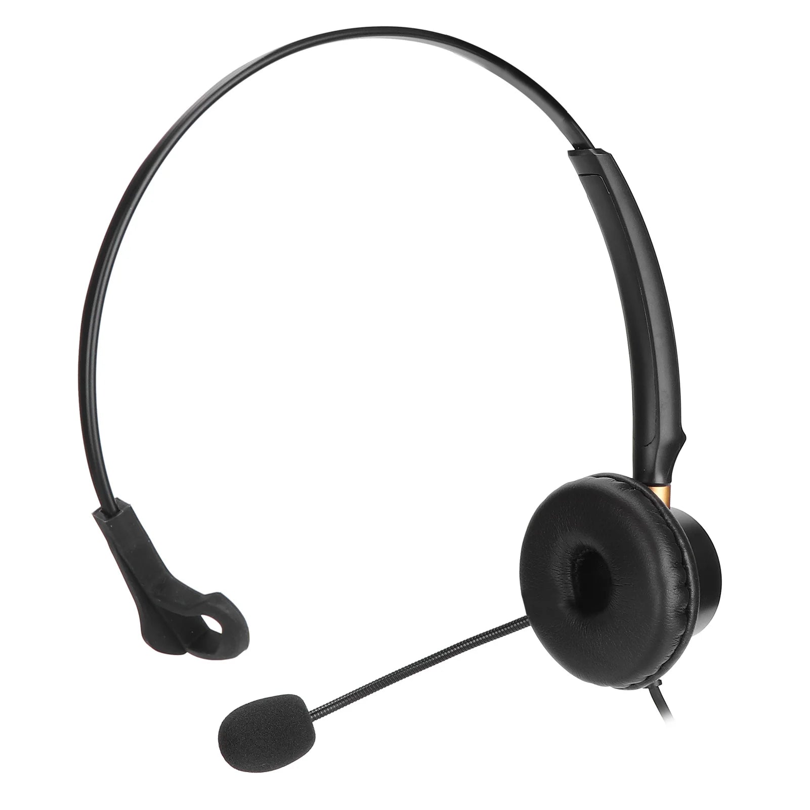 H600‑2.5 Telephone Headset 2.5mm Single Ear Customer Service Headphone with Noise Reduction Microphone 2.5mm Telephone Headset