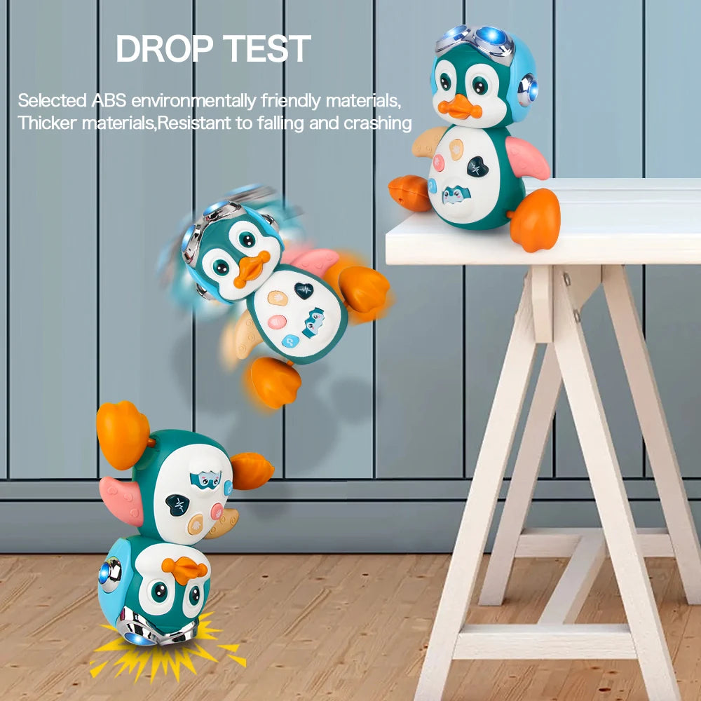 Kid Electronic Pet Toys Dancing Duck&Octopus Musical Penguin Baby Crawling Toys Toddler interactive Toys Tummy Time Gifts