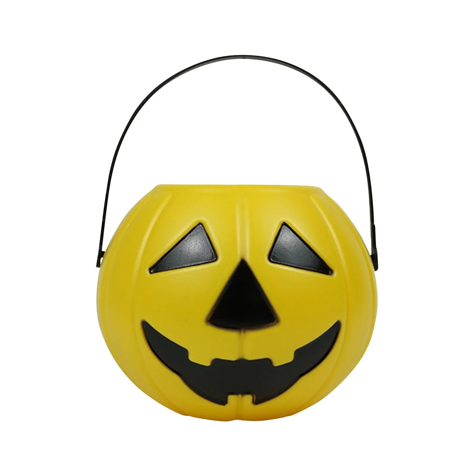 Halloween Candy Bucket Pumpkin Bucket Portable Basket Kids Favor Trick Or Treat Bucket Halloween Party Decoration Supplies
