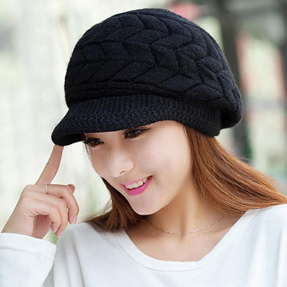Winter Beanies Knit Women's Hat Winter Hats For Women Ladies Beanie Girls Skullies Caps Bonnet Femme Snapback Wool Warm Hat