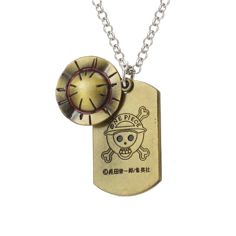 Fashion Men Keychain Skull Hat Otatable Metal Keychain Retro Keyring Anime Letter Bag Pendant Accessorie Fan Cosplay Props Gift