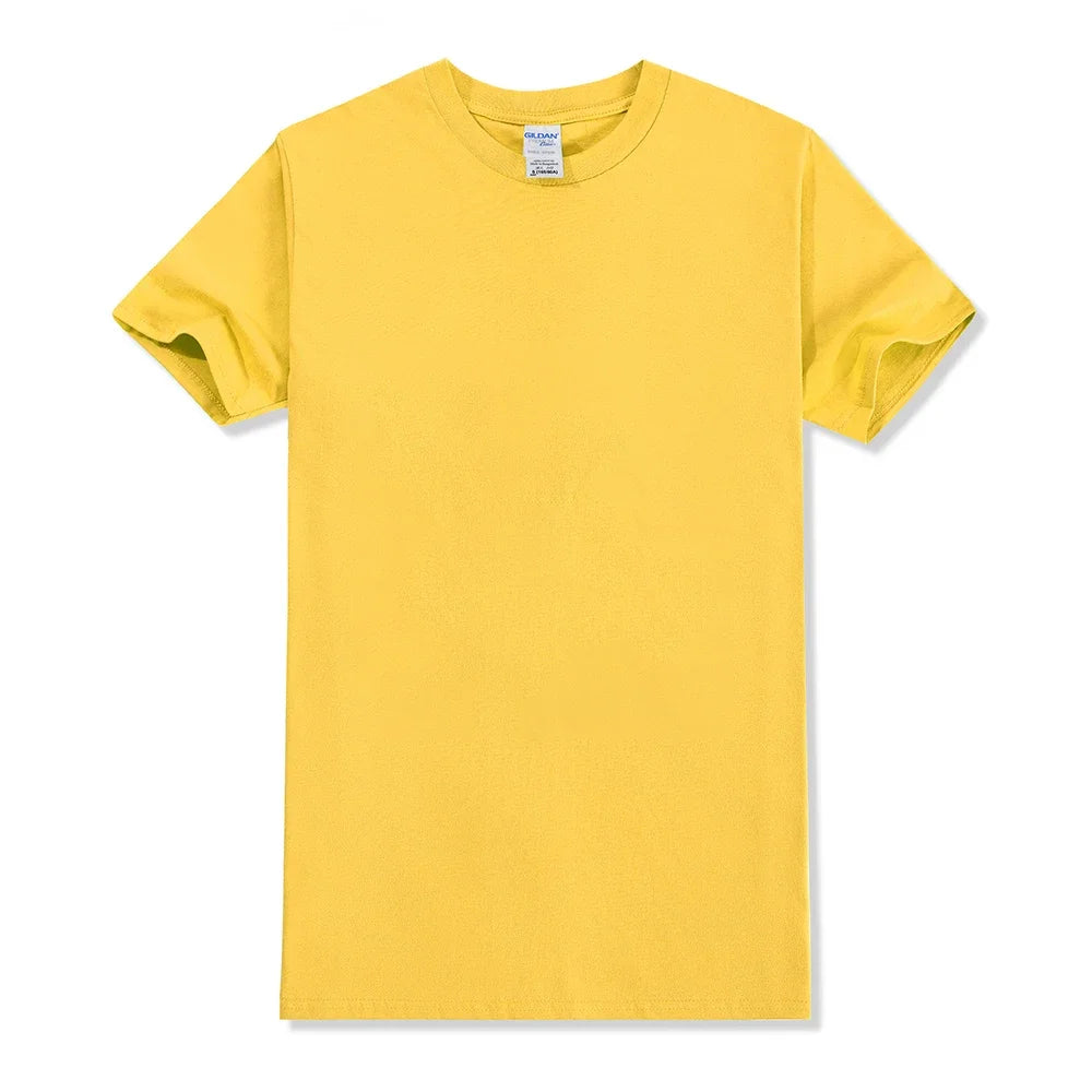 Custom T Shirt for Men And Women Design Your Own Logo Text Photo Front Back Free Both Side EU Size Cotton Personalized T-shirt