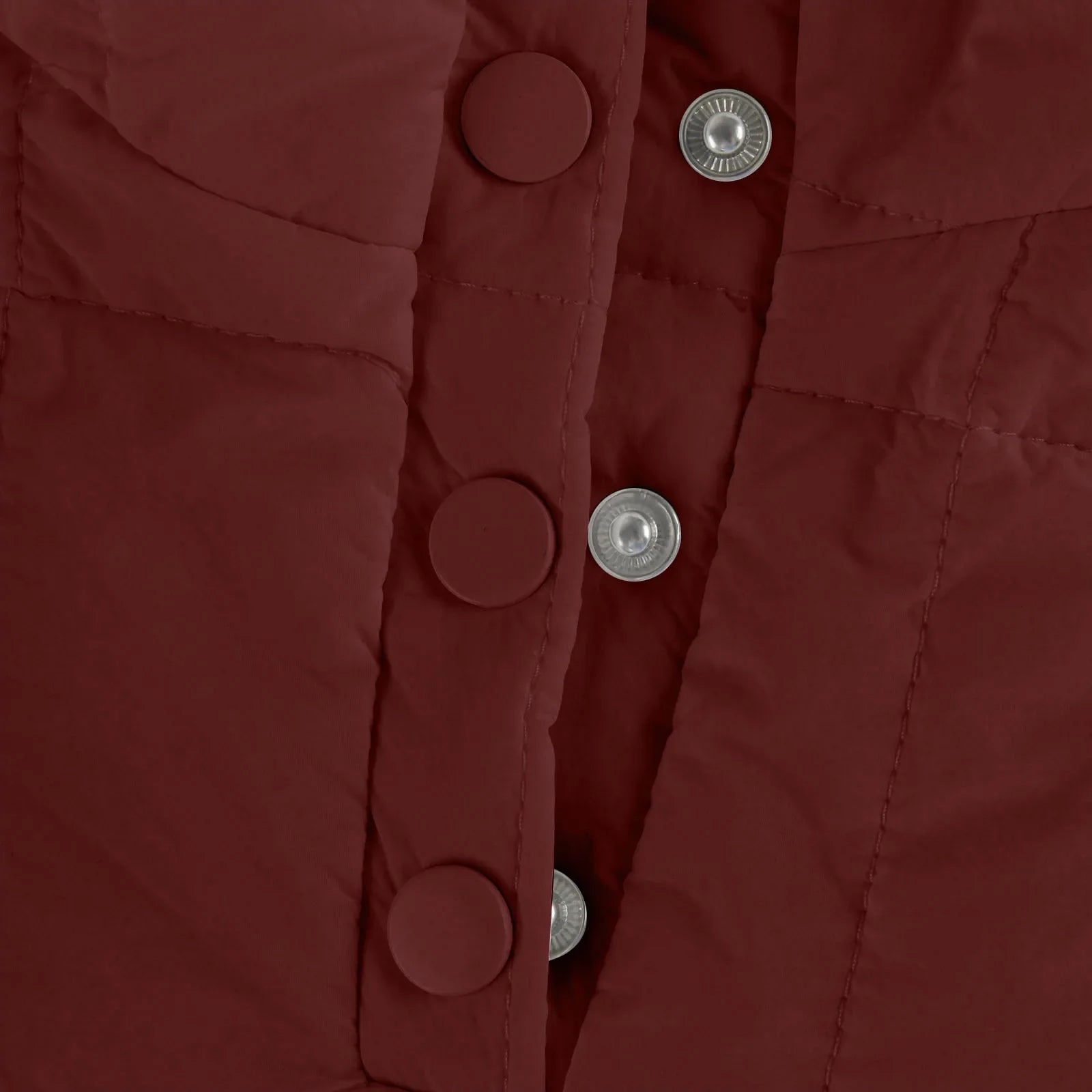 Quilted Jackets for Women Lightweight Long Sleeve Button Down Jacket Warm Winter Coat Outerwear with Pockets Ropas De Mujeres