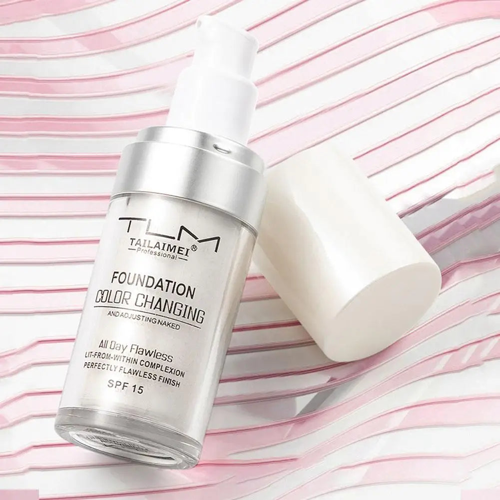 Liquid Foundation Colour Changing Full Coverage Concealer Makeup  Moisturizing Primer Cosmetics For All Skin Types