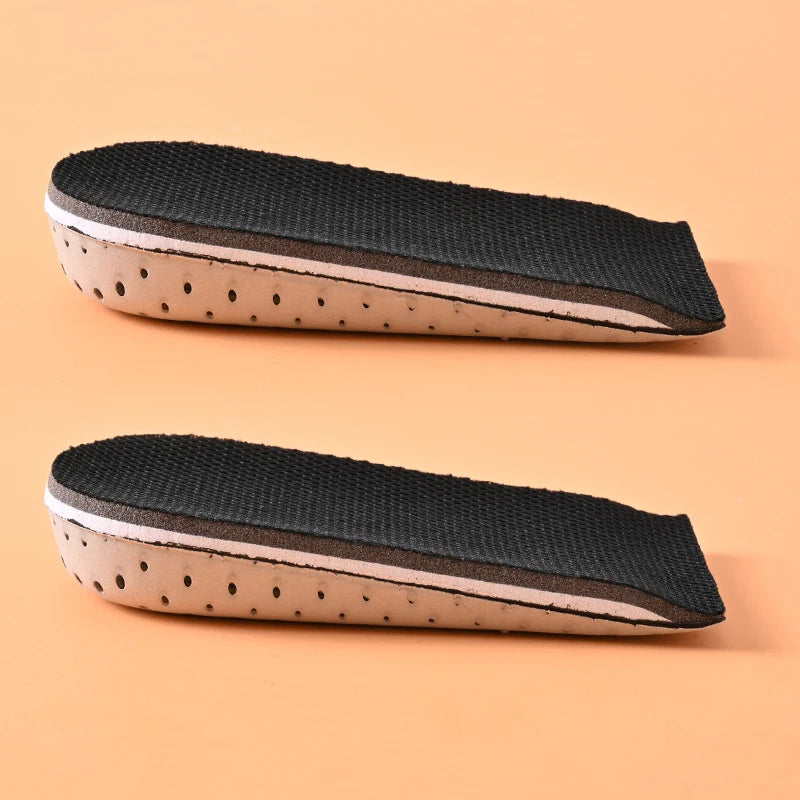 1 Pair Height Increase Insole Breathable Memory Foam Heel Lifting Inserts Shoe Lifts Shoe Pads Elevator Insoles for Unisex
