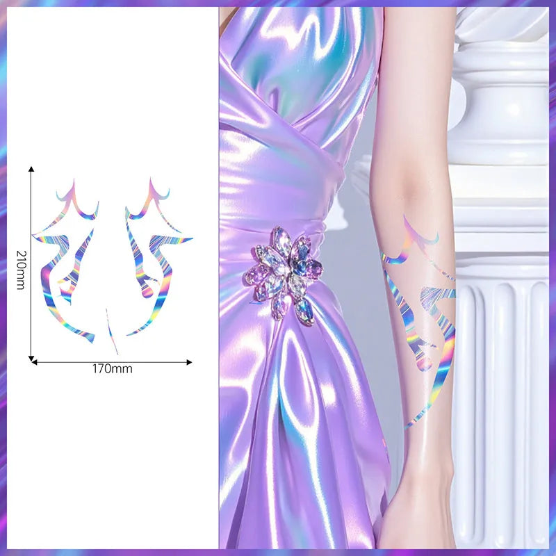 Halloween Kpop Party Face Body Stickers Carnival Christmas Custom Tattoo Wedding Trendy Cool Clothing Makeup Supplies Mood Props