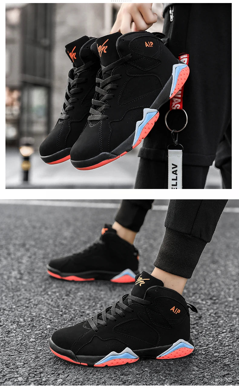 Men Basketball Shoes Fashion Non-slip Mens Casual Sneakers Man Sports High Quality Outdoor Jogging Shoes Boys Athletic Wear Traf