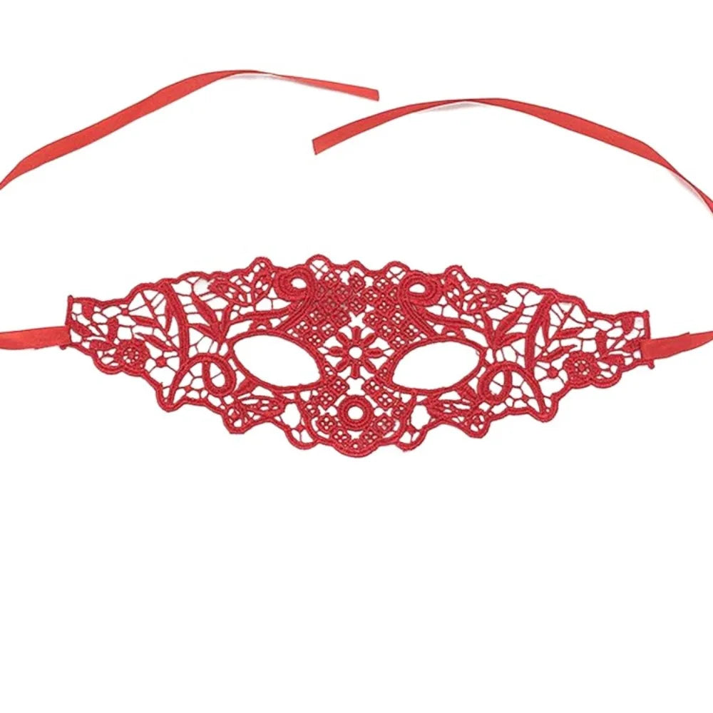 Halloween Makeup Masquerade Sexy Black Lace Mask Party Hollow Half Face Eye Mask Cosplay Prom Props Nightclub Dance Masks
