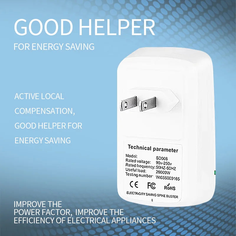 Green Energy-saving Electrical Socket Adapter Compatible with USA and Europe