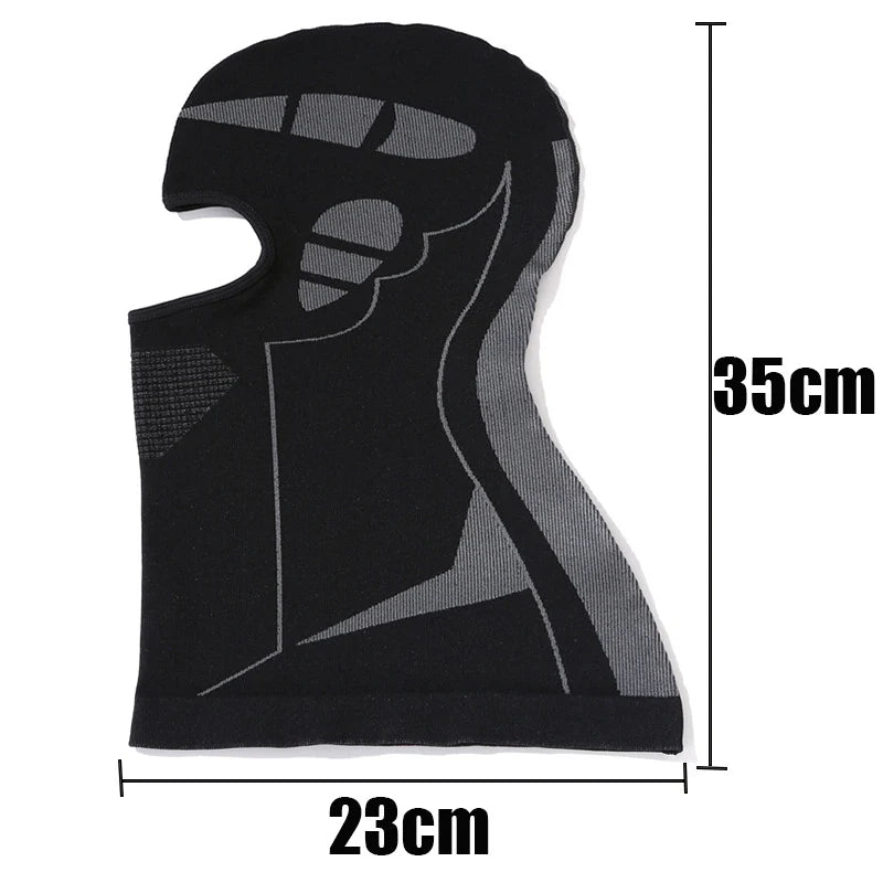 Winter Thermal Ski Balaclava Hats for Women Men Outdoor Full Face Mask Cold-Proof Cycling Head Neck Cover Helmet Liner Cap Scarf