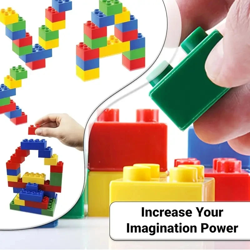 Kids DIY Building Blocks Set Toys Urban Classic Building Blocks Assembled Educational Toys for Boys Girls Christmas Gift 200Pcs