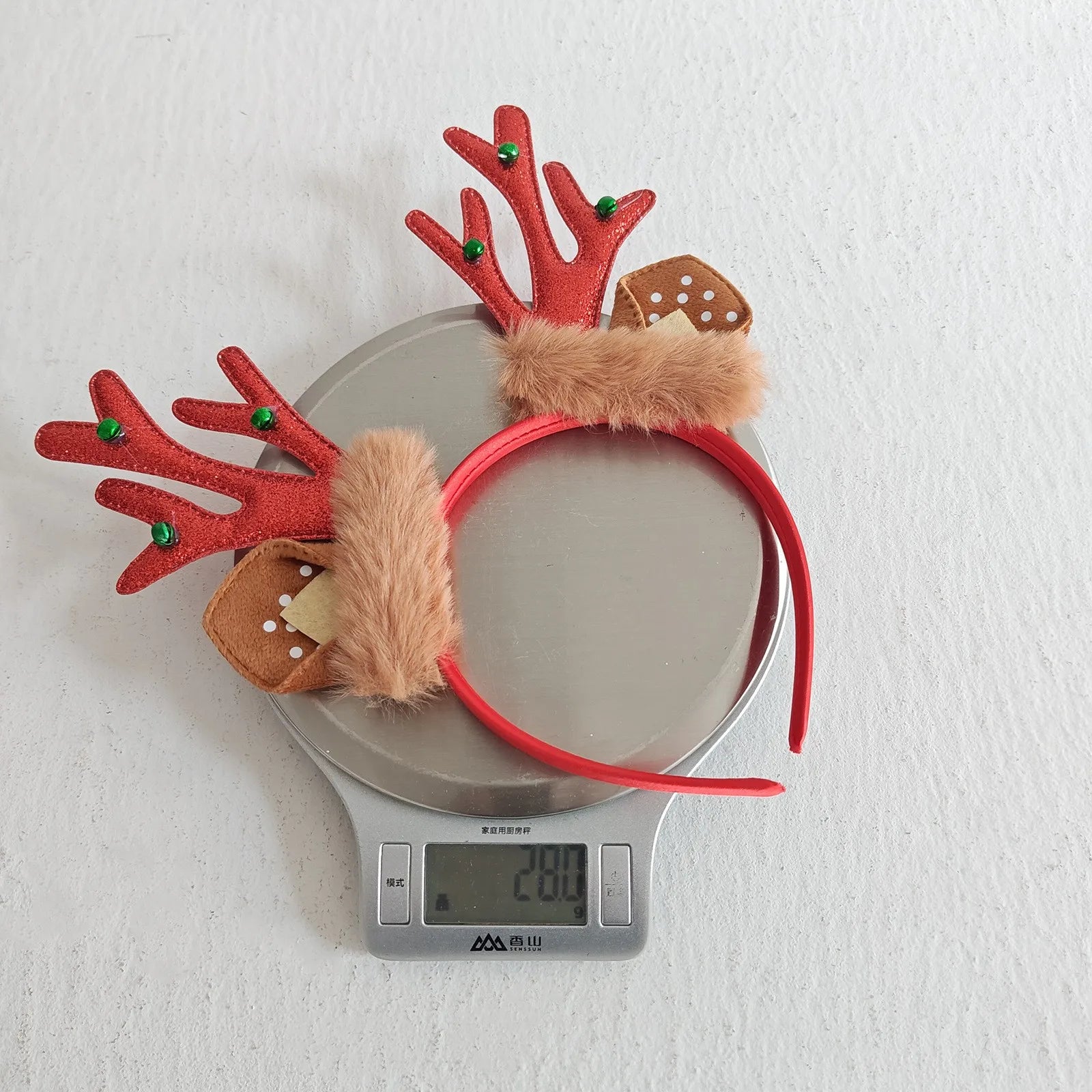 Christmas Gift Christmas Headband Christmas Head Buckle Antler Headband Holiday Party Dress Up Plush Headband for Christmas