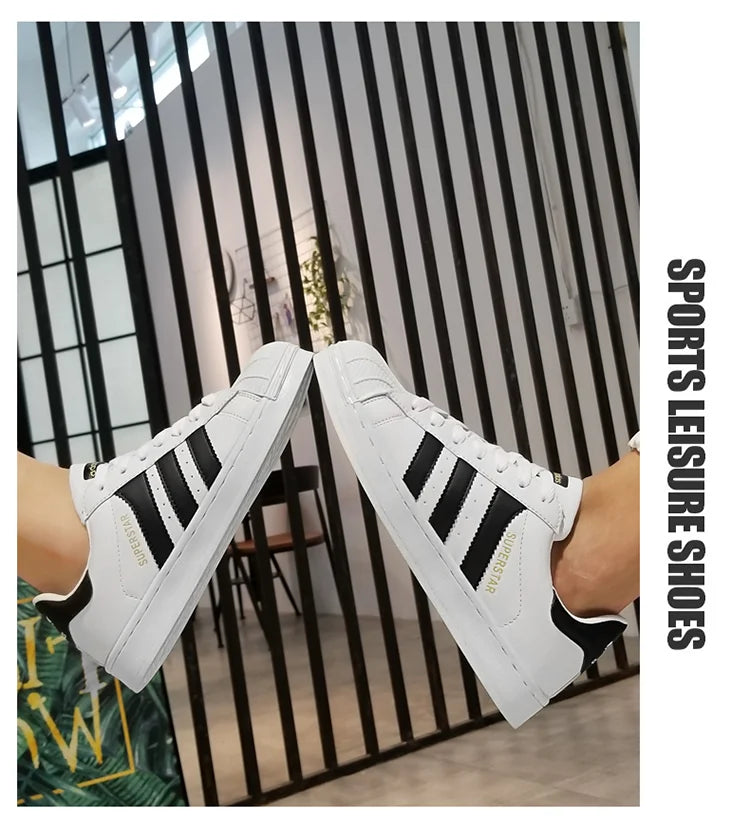 Couple Boardshoes Simple Basics Versatile Comfy Casual Light Walking Shoes New Hot Selling Men Women Student Little White Shoes