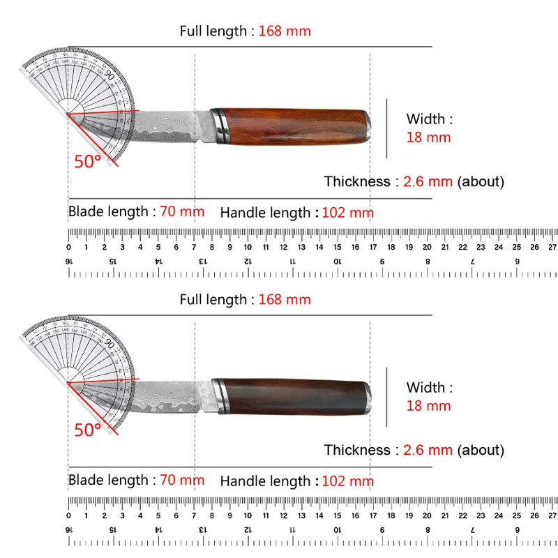 Kitchen Knife Damascus Steel Butcher Boning Knife Meat Cleaver Knife Fruit for Vegetable Fish Cutting Knife Kitchen Accessories