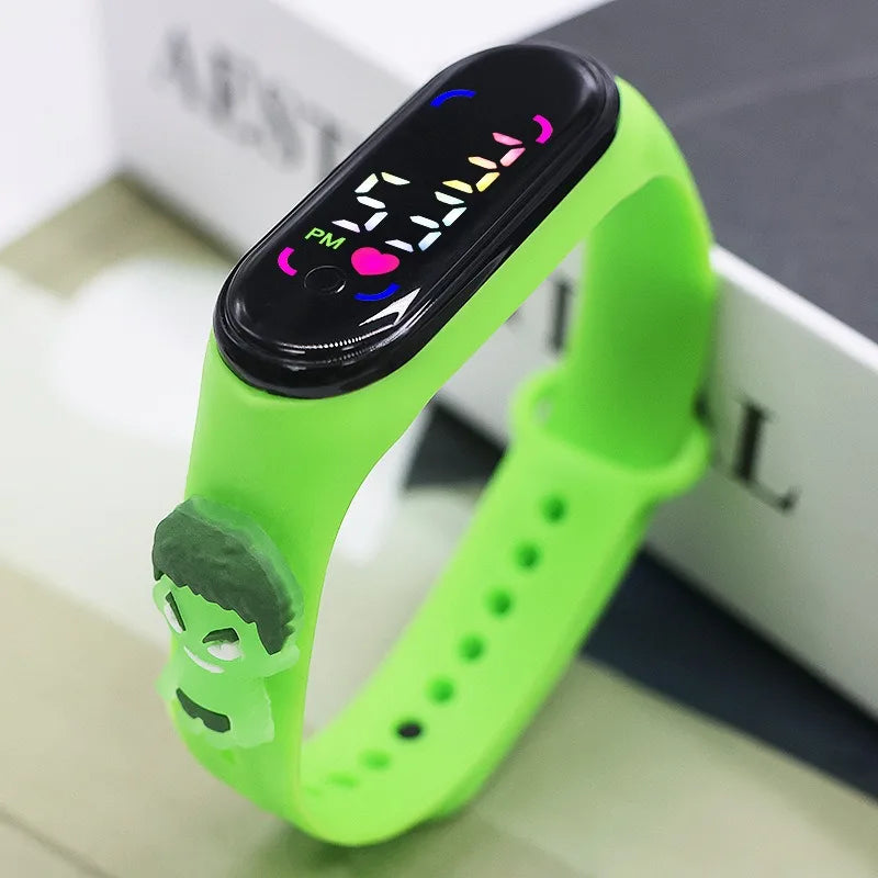 Electronic Digital  Watches  Colour screen Display Children's Watch Cartoon Fashion Watches  Holiday Gift Kids Watches
