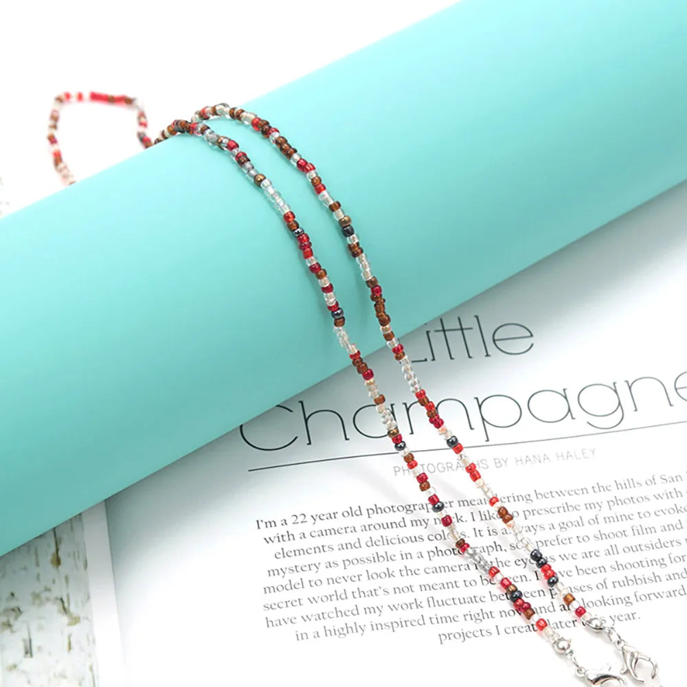 New Fashion Women Reading Glasses Chain Retro Beads Eyeglass Sunglasses Spectacle Cord Neck Strap String Mask Chain Eye Wear