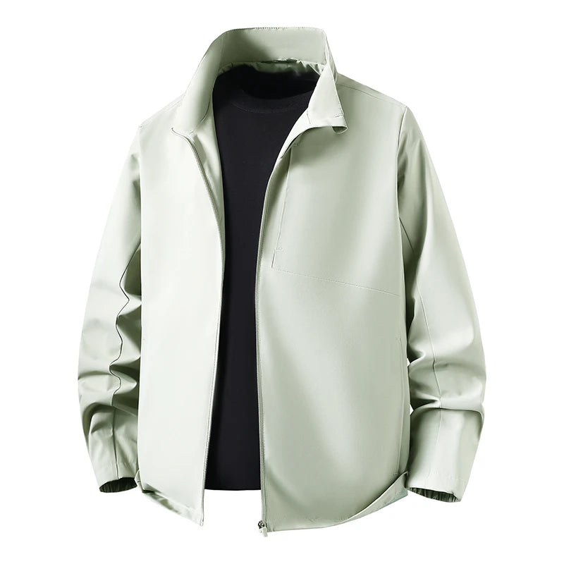 New Men's Casual Jacket Casual and Fashionable Windbreaker Waterproof and Versatile Outdoor Jacket