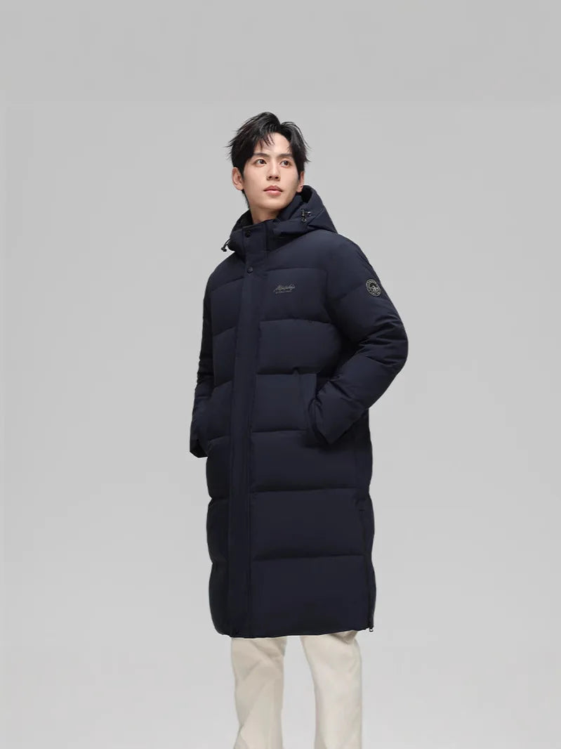 Canada Fashion Winter Jackets for Man Down Parka Coat Man White Goose Down Jacket Hooded Warm Thick Long Puffer Jacket HXY252