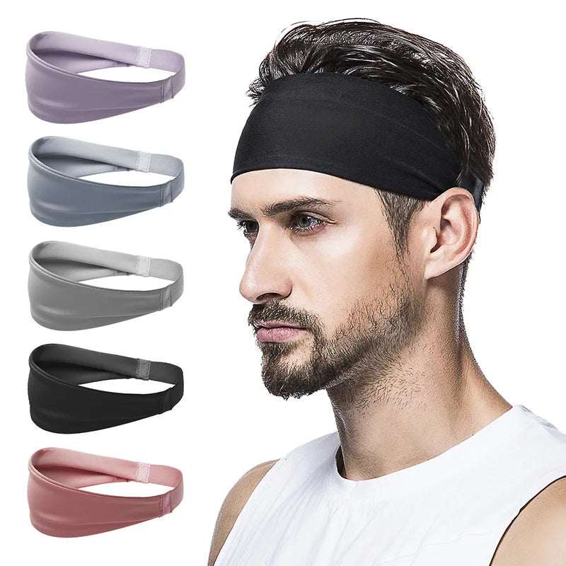 Sports sweat-absorbent headband, running, fitness forehead protector, headband, headband, new basketball men's and women's sprin