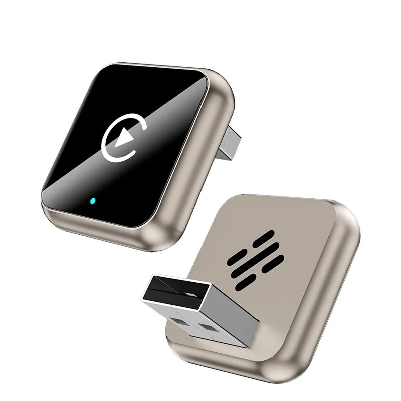 Plug-in Carplay Android Auto 2-in-1 Box Wireless CarPlay Smart Car Adapter Stable Connection for Most Vehicles+Play Blueto