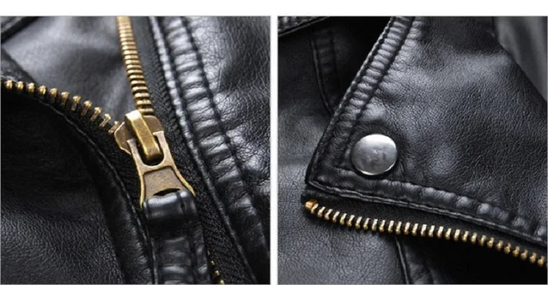 Women Faux Leather Jackets 2025 Autumn Slim Cool Lady Basic Jacket Black Coats Sweet Female Zipper Jacket Coat Outwear Plus Size