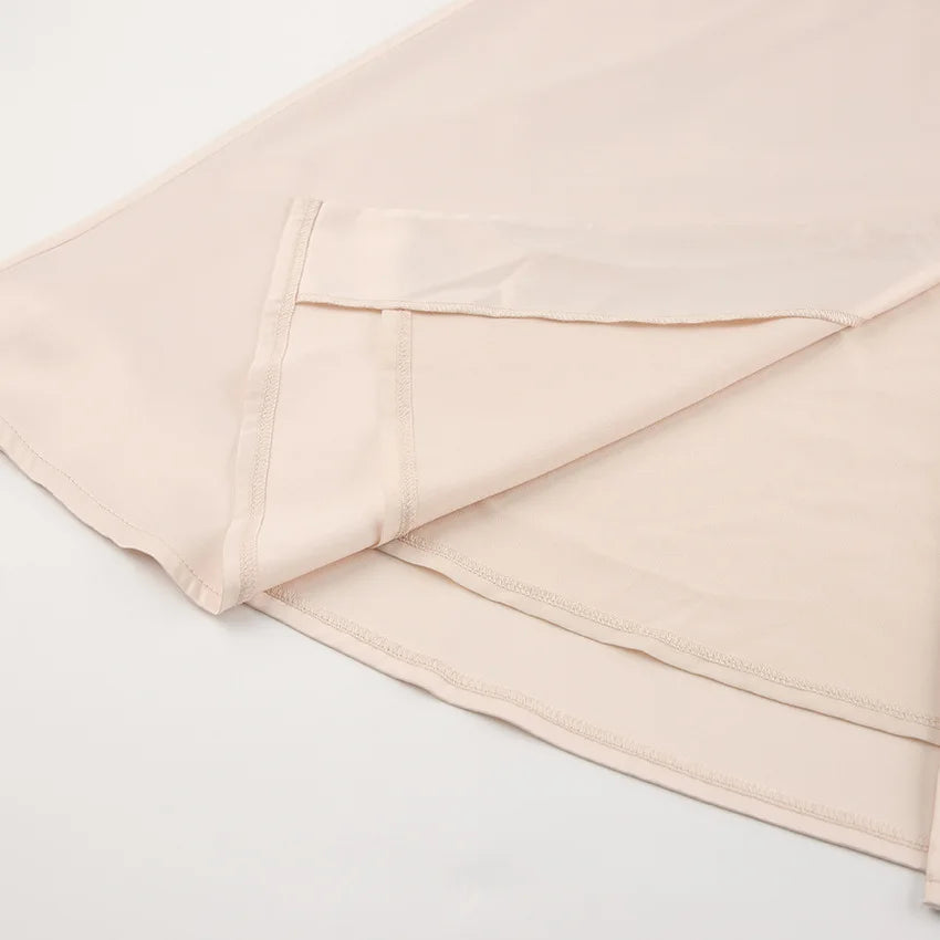 Autumn and Winter Women's Long Dress V-neck Satin Waist Retro Dresses for Women