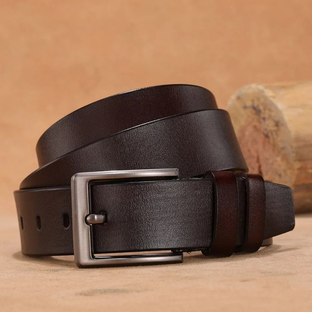 Waist Accessories Retro Men Belt Classic Versatile Casual Belts Durable Leather Belt Formal Occasions