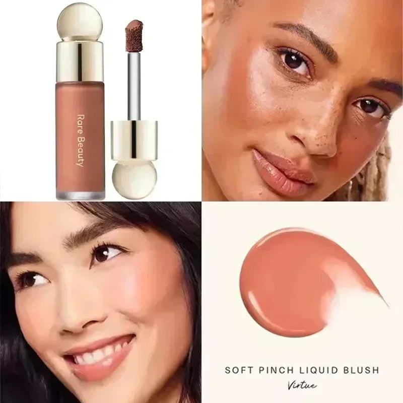 Rare Beauty Liquid Blush Lip Gloss Luminizer Blusher Long Lasting Moisturizing Nutrient Light Repair Lipstick Nature Face Makeup