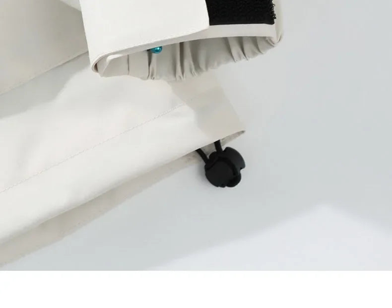 Men's workwear down jacket, American color-blocked hooded jacket for autumn and winter, cool and casual coat for teenagers