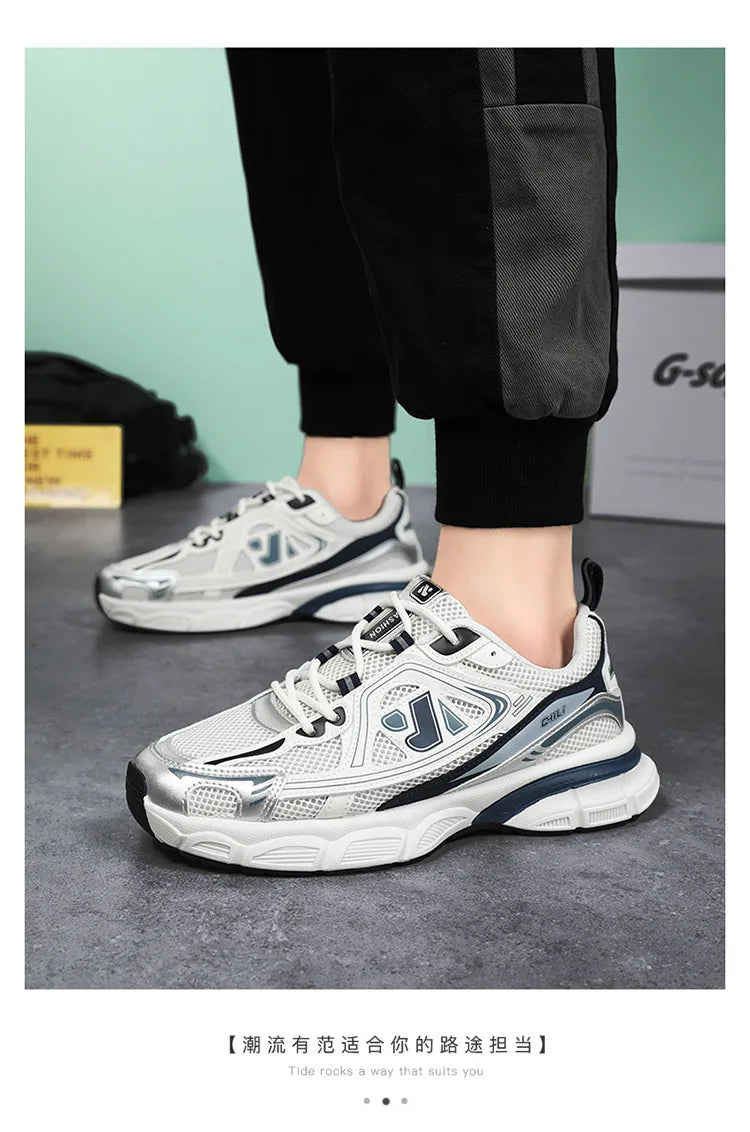 Men's Shoes Fashion Outdoor Casual Shoe Lace Up Platform Sneakers Comfort Running Shoes for Men Training Shoes Tenis Masculino