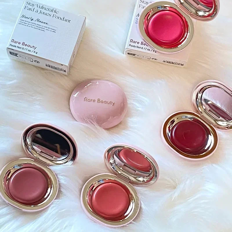 Rare Beauty Red Lip Water-photosolid Blusher Cream Face Highlight Powder Moisturizing Long-lasting Lipsitck Happy Honesty Makeup
