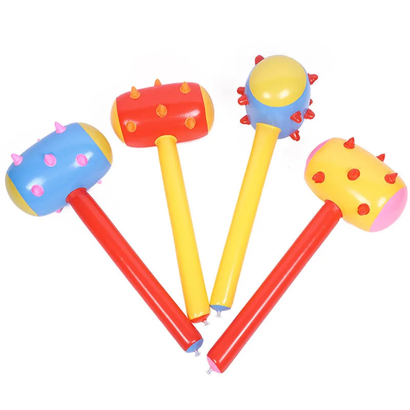 Kid Donut Inflatable Stick Air Hammer Toy Big Size 80CM  Party Games Outdoor Carnival Inflatable Toys Halloween Chrismas toy
