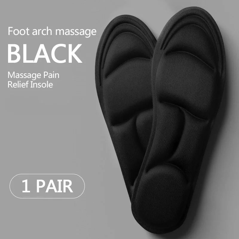 5D Massage Memory Foam Insoles For Shoes Sole Breathable Cushion Sport Running Insoles For Feet Orthopedic Insoles