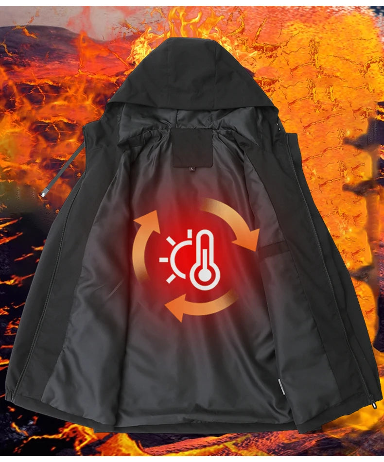 Fashion Men's Casual Windbreaker Jackets Hooded Jacket Man Waterproof Outdoor Men's Spring-Autumn Outdoor Shell Jacket