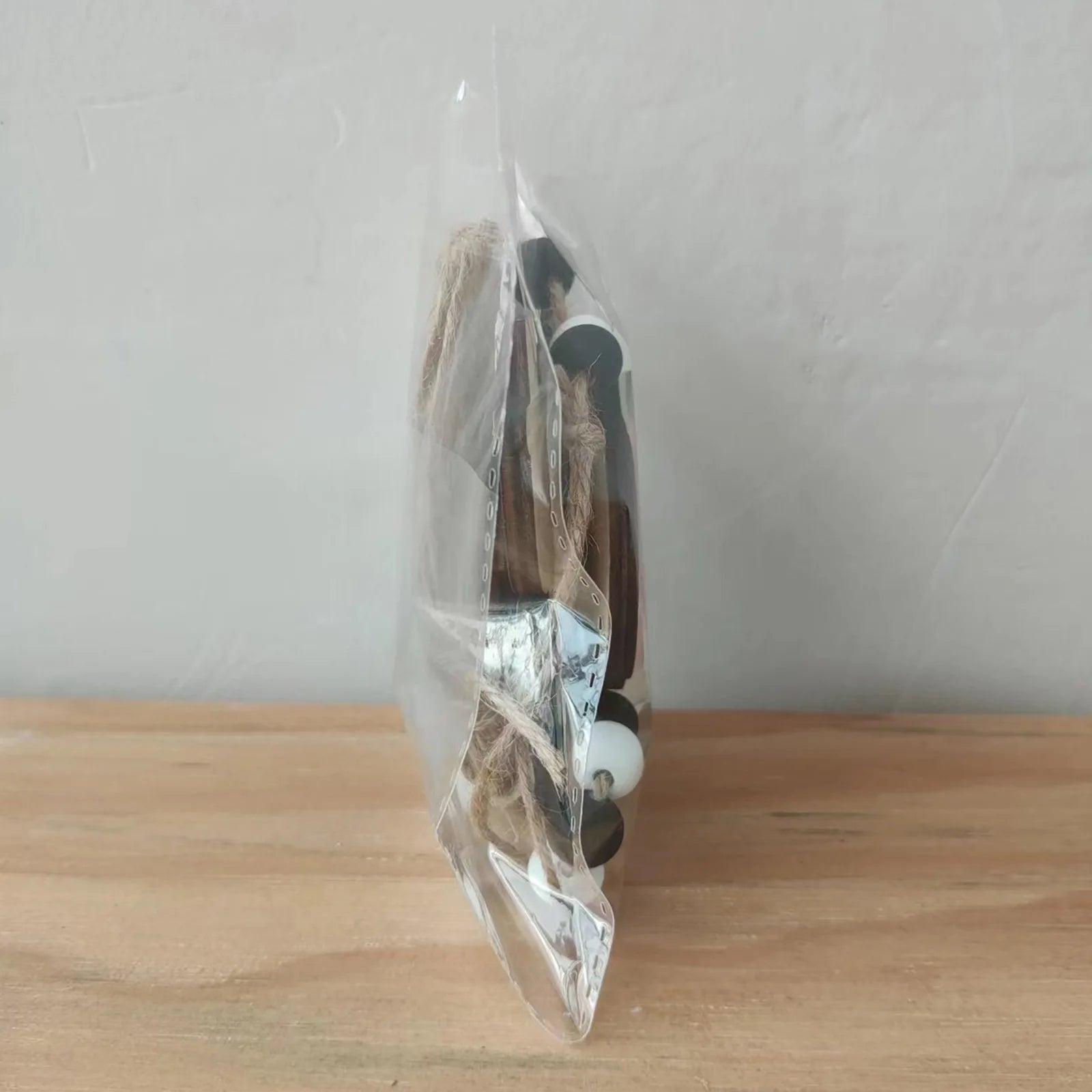 Halloween Wooden Hanging Decorative Ghost Festival Atmosphere Decorations Beaded Witch Pumpkin Bat Pendant Home Party Supplies