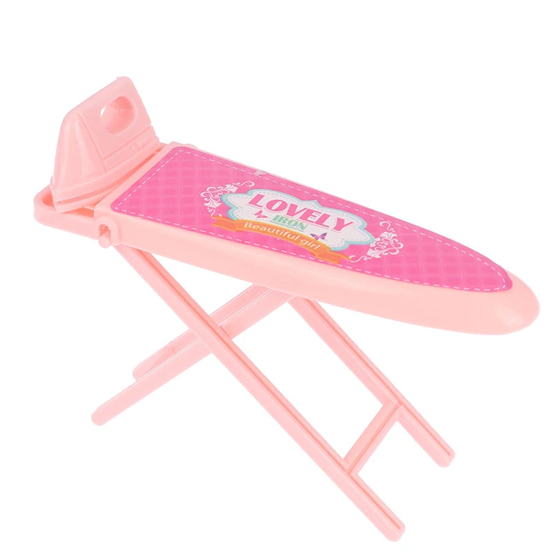 Kid's play house toys Household Washing Kit Iron Laundry tools for 1/6 Doll