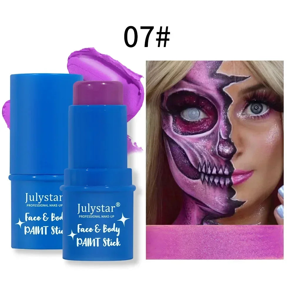 8 Colors Halloween Makeup Body Face Paint Make Up Kids Face Cosmetics Party Make Up Paint Professional Faces Durable Gadgets