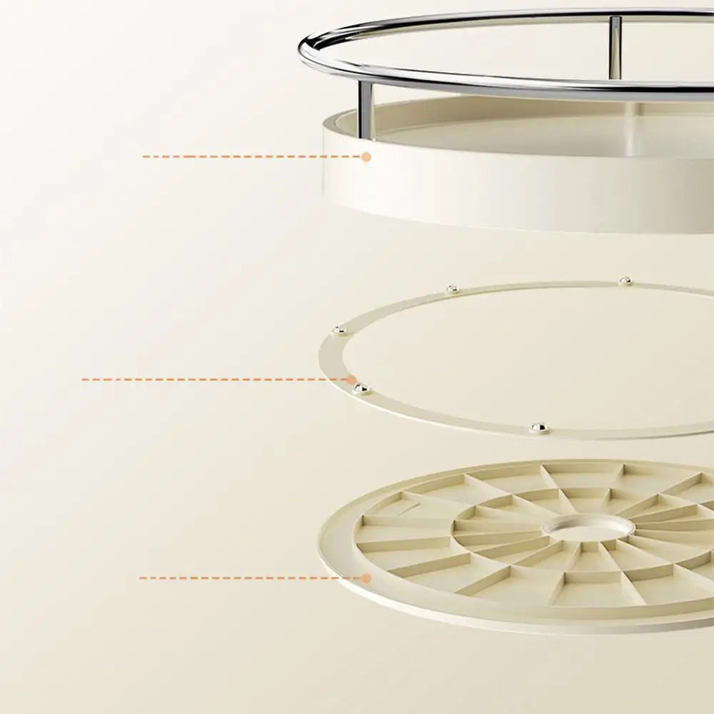 Kitchen Turntable Organizer Rotating Tray Organizer Kitchen Countertop Refrigerator Cupboard Kitchen Countertop Organizer
