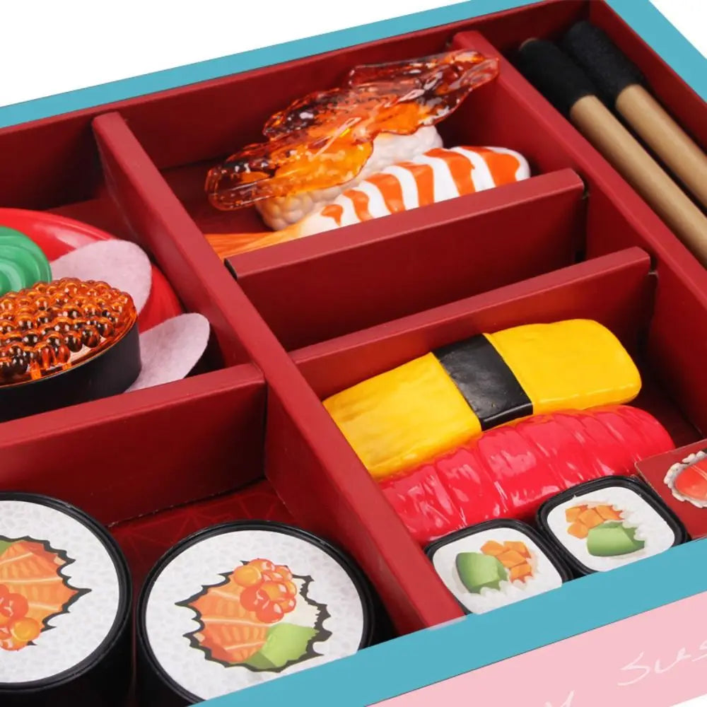 Kitchenware Kitchen Model Dollhouse Accessories Children Kitchen Food Toys Cutlery Toys Mini Sushi Set Pretend Kitchen Toys