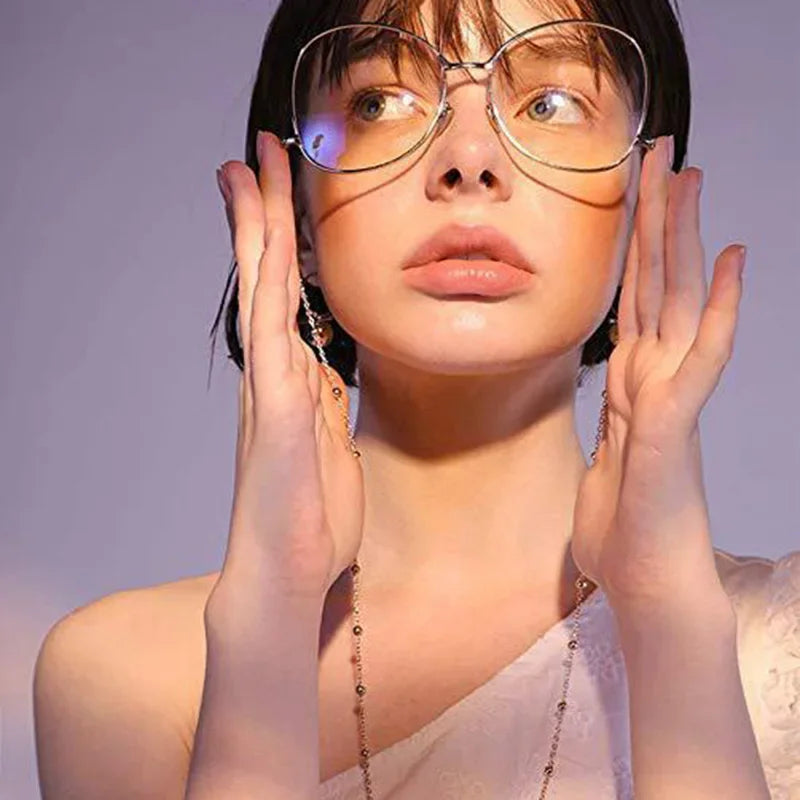 Fashion Glasses Beaded Glasses Chain For Women Summer Daisy Flower Beads Hangs Mask Strap Handmade Necklace Sunglasses Lanyard