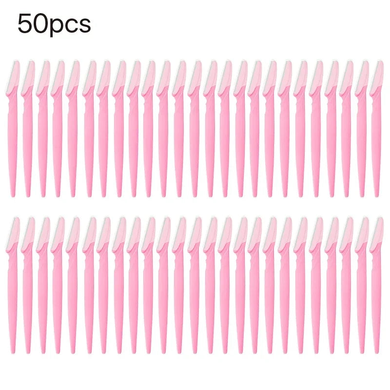 Wholesale Eyebrow Trimmer Blade Shaver Portable Face Razor Eye Brow Epilation Hair Removal Cutters Safety Razor Makeup Tools