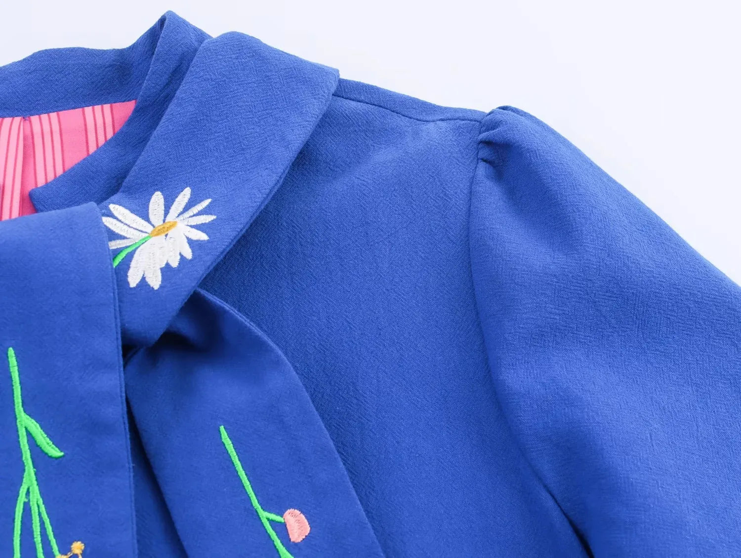 Women Jacket 2025 Fashion Embroidery Loose Short Coat Long Sleeve Jackets Streetwear Casual New Outerwears