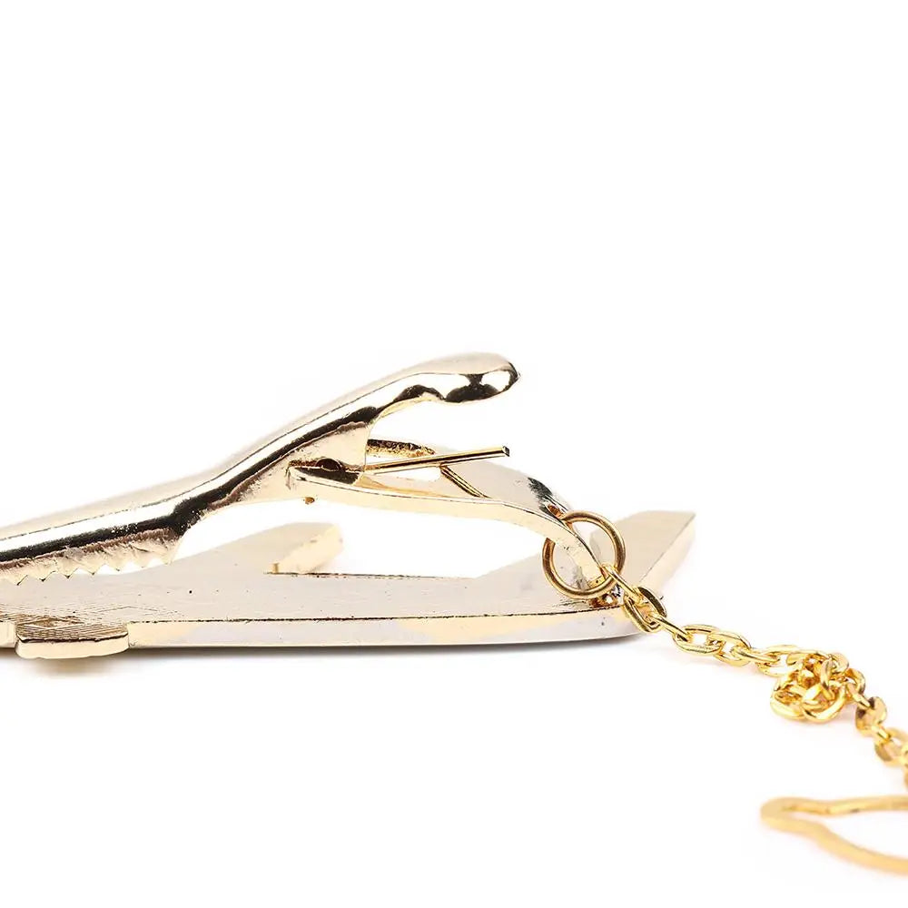 Gentleman Fashion Airplane Shape Accessories Jewelry Wedding Gifts Necktie Clip Shirt Tie Pin Aircraft Clips Men Tie Clip