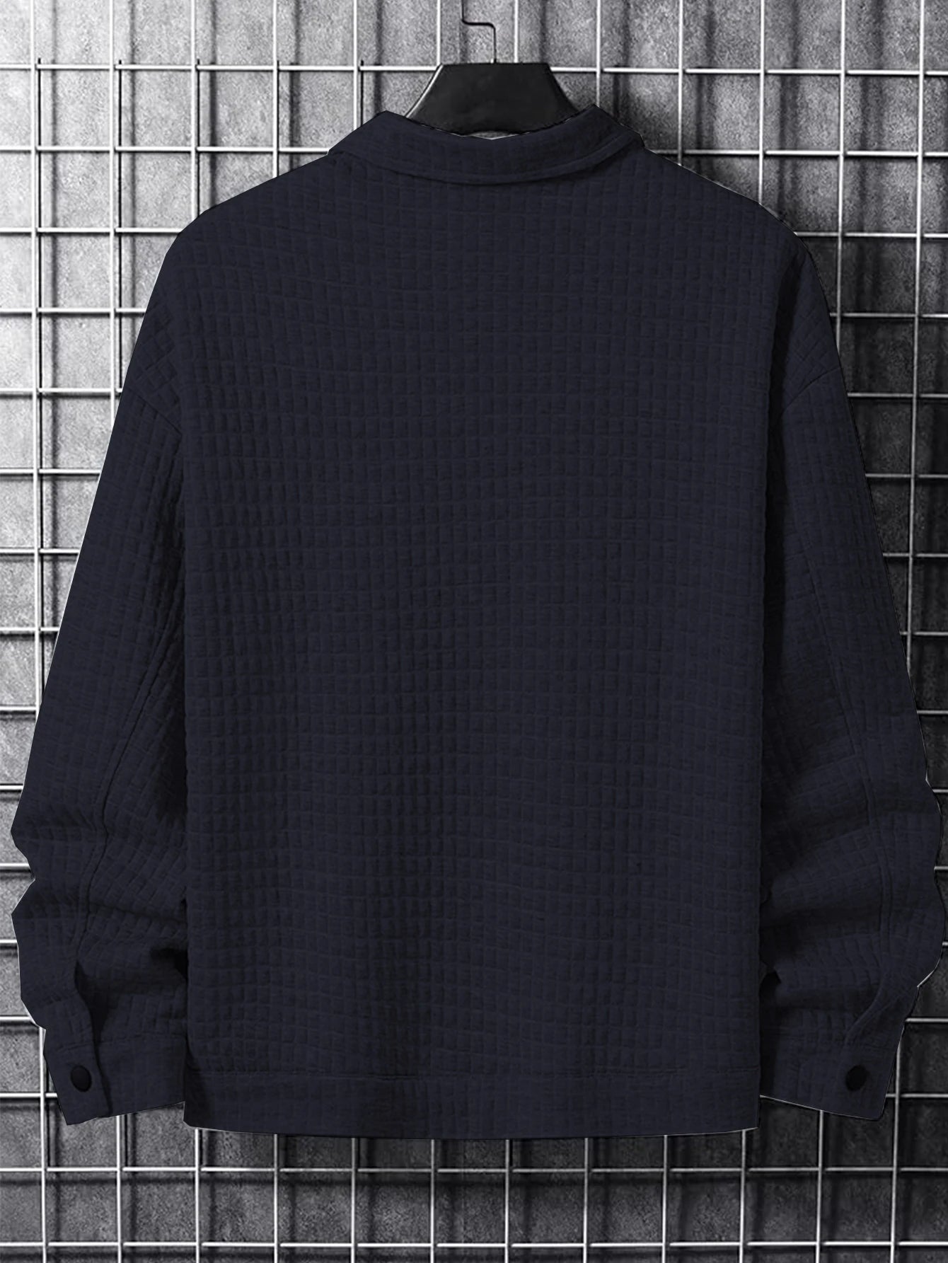 Men's Casual Plaid Jacket Coat Fashionable Outerwear Design Versatile Style Suitable for Leisure & Formal Occasions