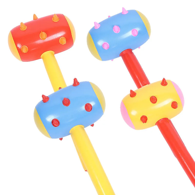 Kid Donut Inflatable Stick Air Hammer Toy Big Size 80CM  Party Games Outdoor Carnival Inflatable Toys Halloween Chrismas toy